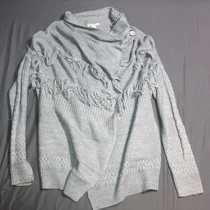 Cato’s cowl neck button sweater